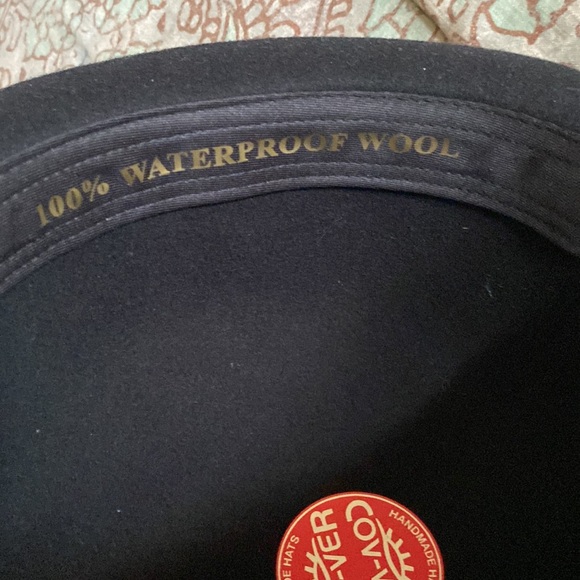 Cov-ver bowler derby women's hat size L. (Now Conner). 100% waterproof wool. - Picture 12 of 16